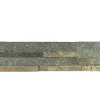 Gold Green Quartzite Natural Ledger Panel