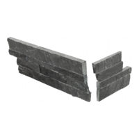 Marine Black Schist Natural Dogear Corner