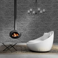 Marine Black Schist Natural Ledger Panel