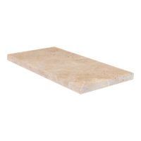 Ivory Premium Travertine Honed Modern Wall Cap 12x24x3cm