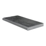 Lime Black Limestone Natural Bullnose Coping 12x24x3cm