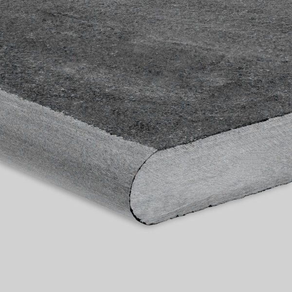 Lime Black Limestone Natural Bullnose Coping