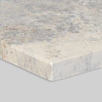 Silver Premium Travertine Modern Wall Cap