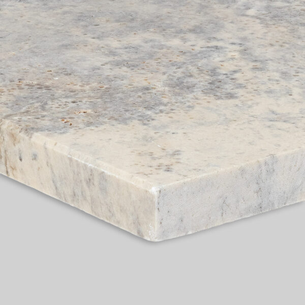 Silver Premium Travertine Modern Wall Cap