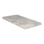 Silver Premium Travertine Modern Wall Cap 12x24x3cm