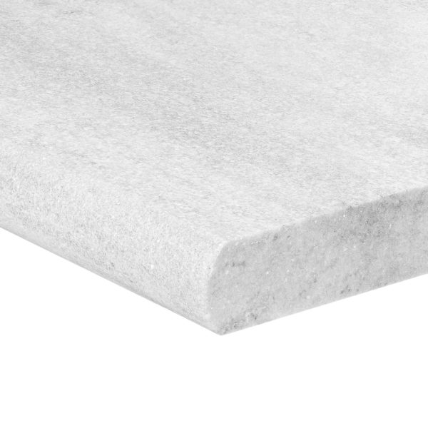 White Quartzite Flamed/Brushed Bullnose Coping
