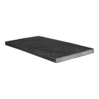 Lime Black Limestone Natural Modern Wall Cap 12x24x3cm