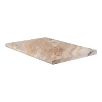 Autumn Leaves Travertine Tumbled Bullnose Coping 16x24x3cm