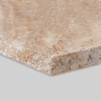 Autumn Leaves Travertine Tumbled Bullnose Coping