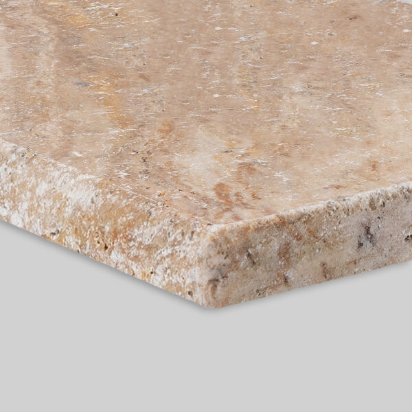 Autumn Leaves Travertine Bullnose Coping