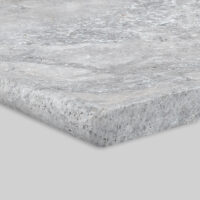 Silver Premium Travertine Tumbled Bullnose Coping