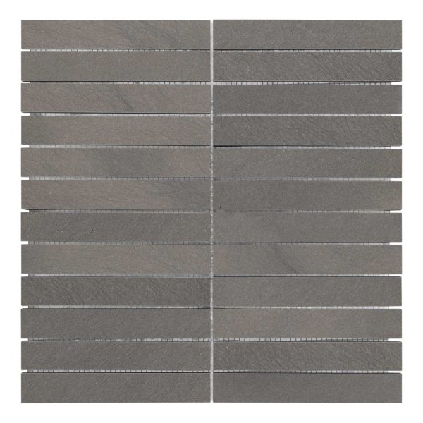 Chelsea Grey Limestone 1" X 6" Stacked