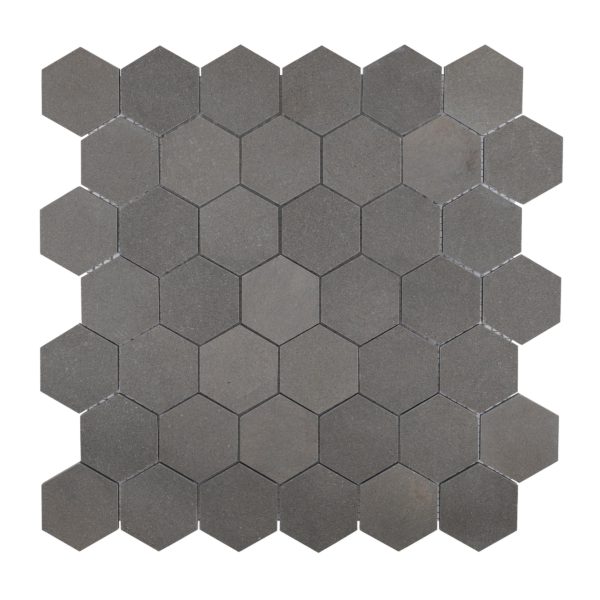 Chelsea Grey Limestone 2" Hexagon Honed