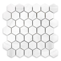 Bianco Dolomite Marble 2" Hexagon