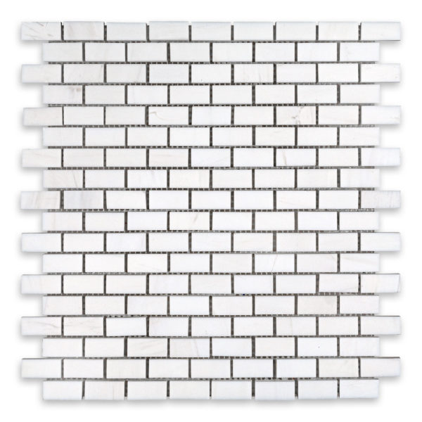 Bianco Dolomite Marble 5/8" X 1-1/4" Brick