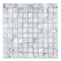 White Carrara Marble 1" X 1" Square