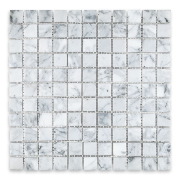 White Carrara Marble 1" X 1" Square