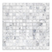 White Carrara Marble 3/4" X 3/4" Square