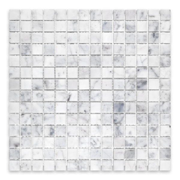 White Carrara Marble 3/4" X 3/4" Square
