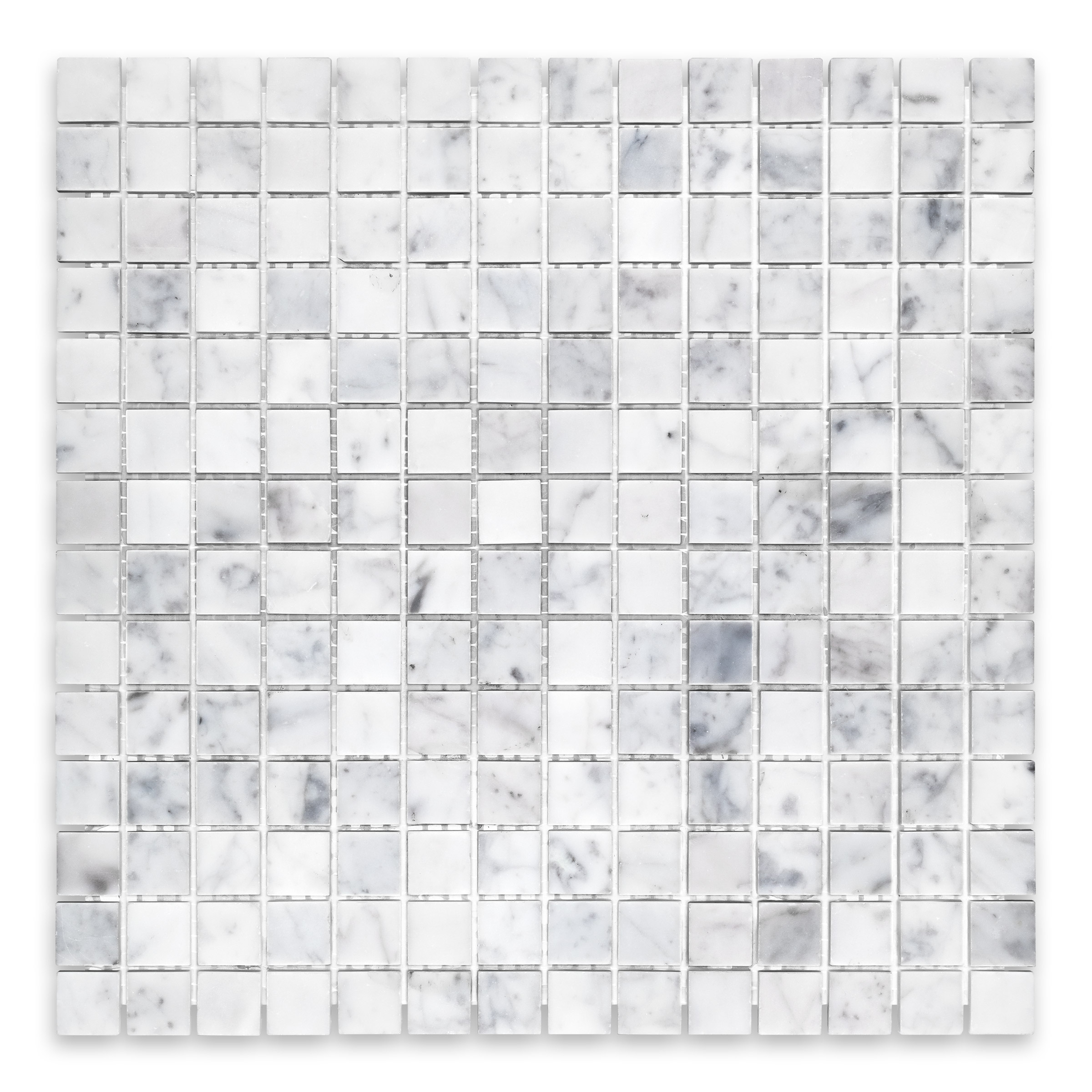 White Carrara Marble 3/4" X 3/4" Square