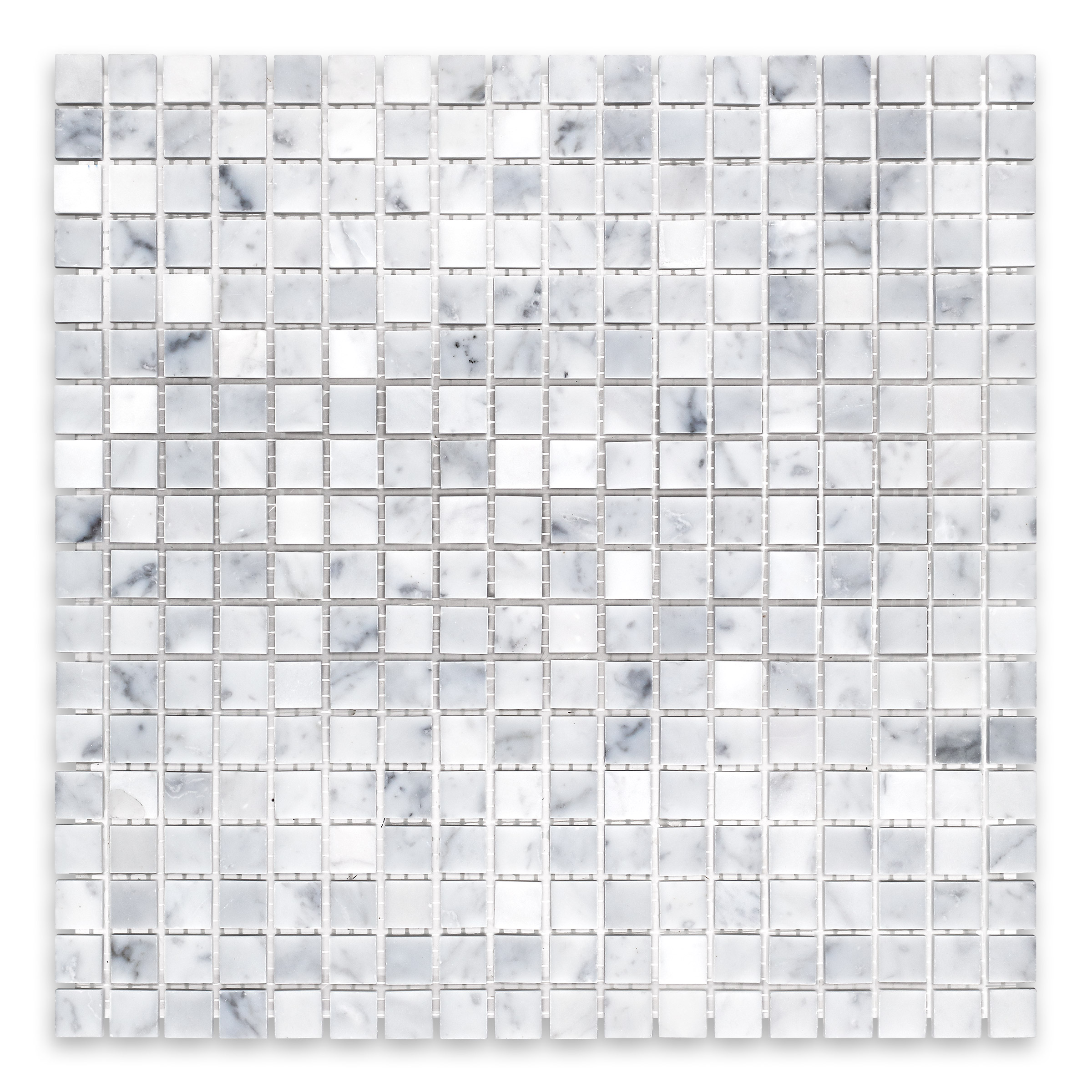 White Carrara Marble 5/8" X 5/8" Square