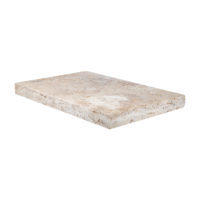 Autumn Leaves Travertine Honed Modern Edge Coping 16x24x5cm