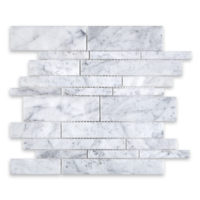 White Carrara Marble Linear (Random)