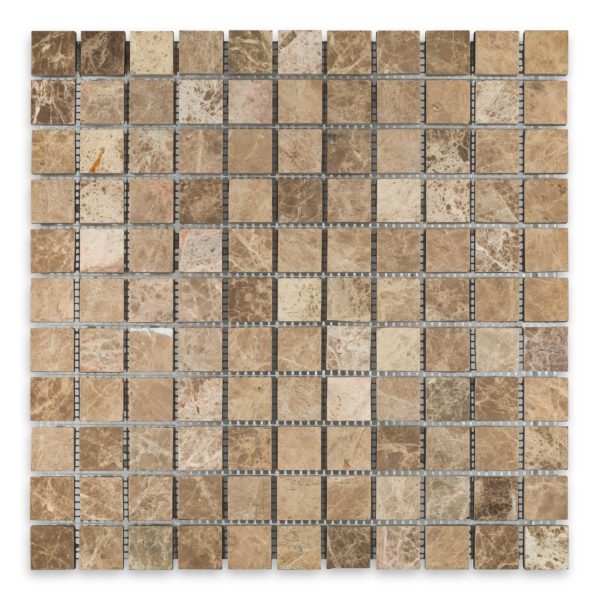 Emperador Light Marble 1" X 1" Square