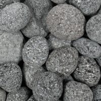 Lava Grey Medium Tumbled Loose Pebbles