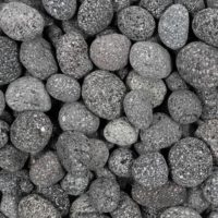 Lava Grey Small Tumbled Loose Pebbles