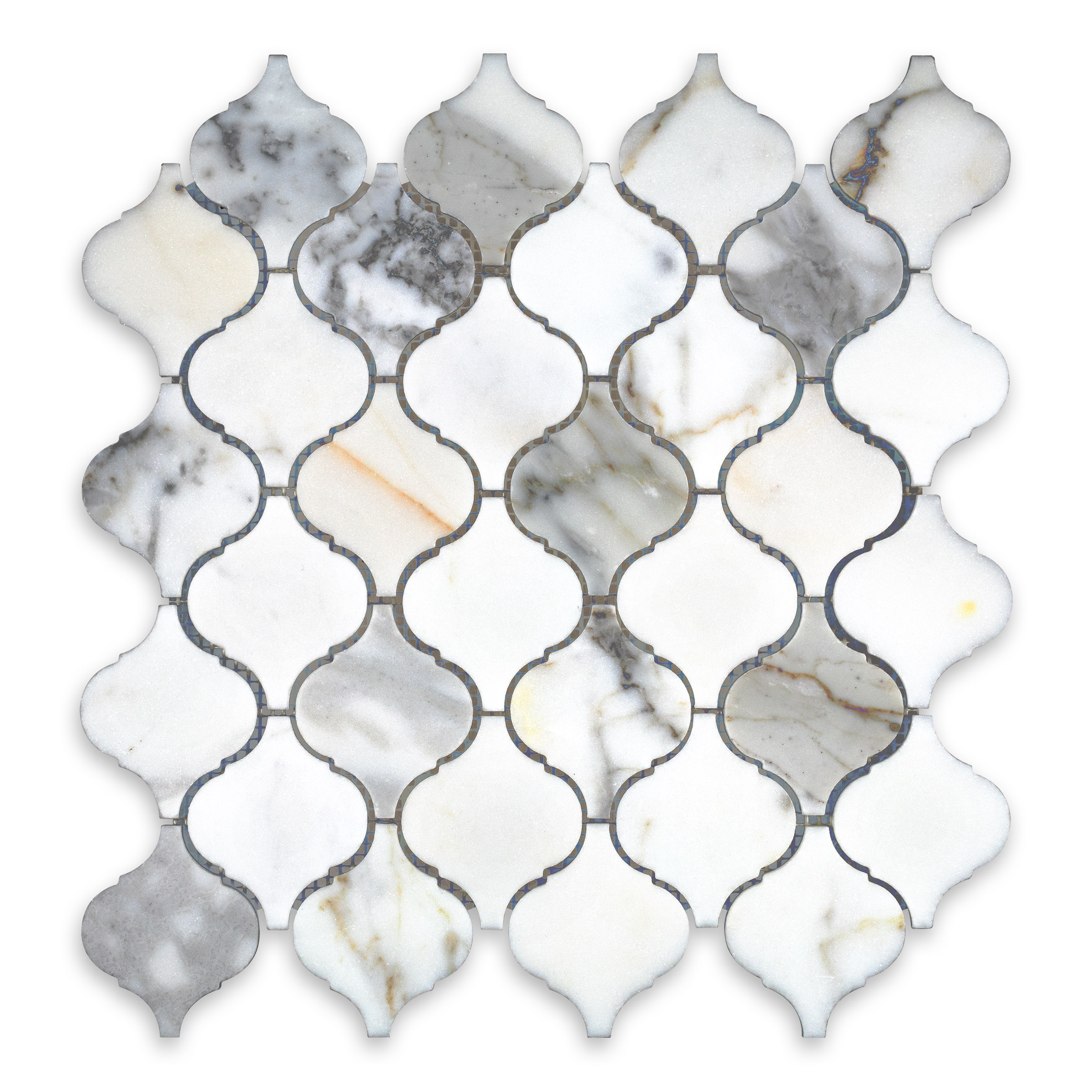 Calacatta Gold Marble 2-1/2" X 3" Lantern