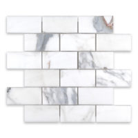 Calacatta Gold Marble 2" X 4" Brick