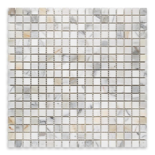 Calacatta Gold Marble 5/8" X 5/8" Square