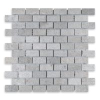 Spanish Grey Marble 1" X 2" Brick Polished