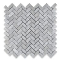Spanish Grey Marble "5/8 X 1-1/4" Herringbone