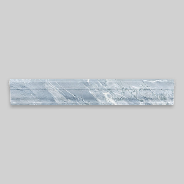 Bardiglio Veincut Marble F5 Grand Chair Rail Polished