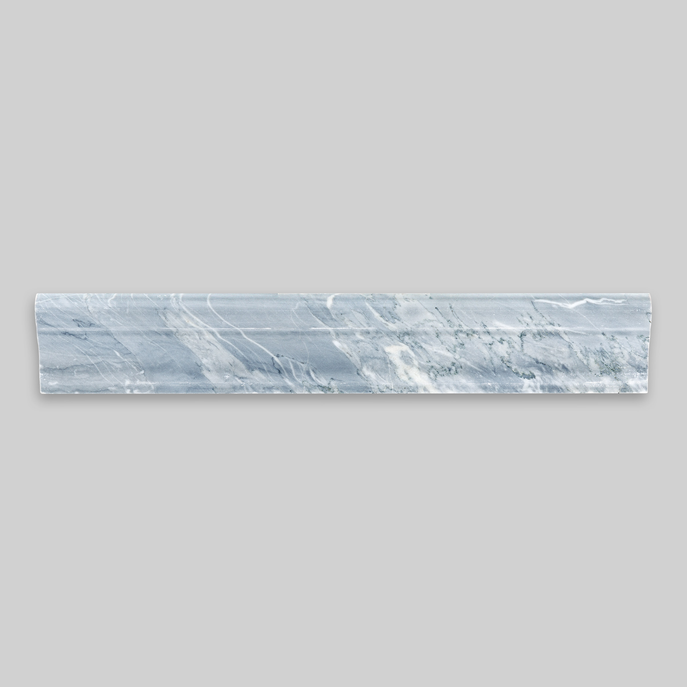 Bardiglio Veincut Marble F5 Grand Chair Rail Polished