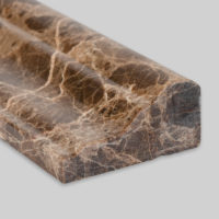 Emperador Dark Marble Grand Chair Rail F5