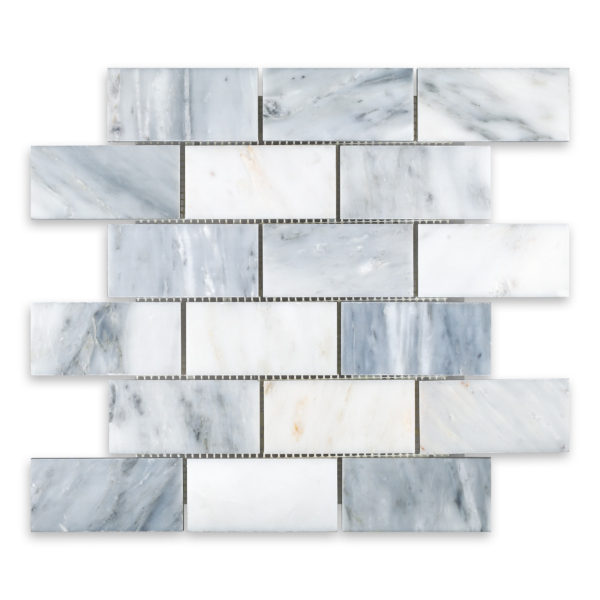 Oriental White Marble 2" X 4" Brick