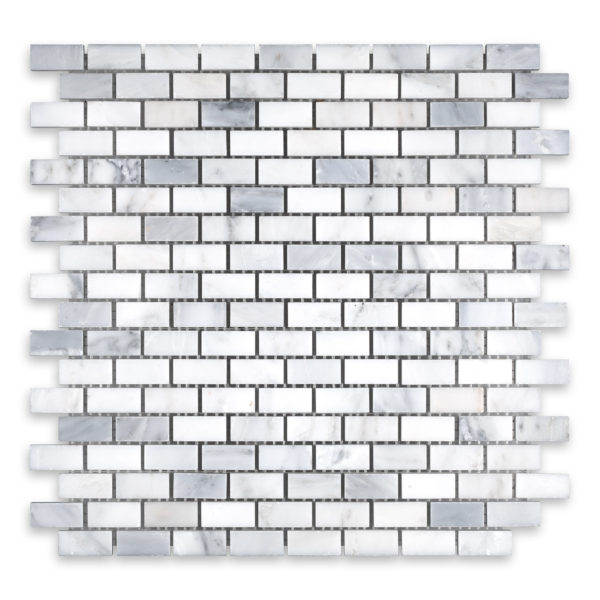 Oriental White Marble 5/8" X 1-1/4" Brick