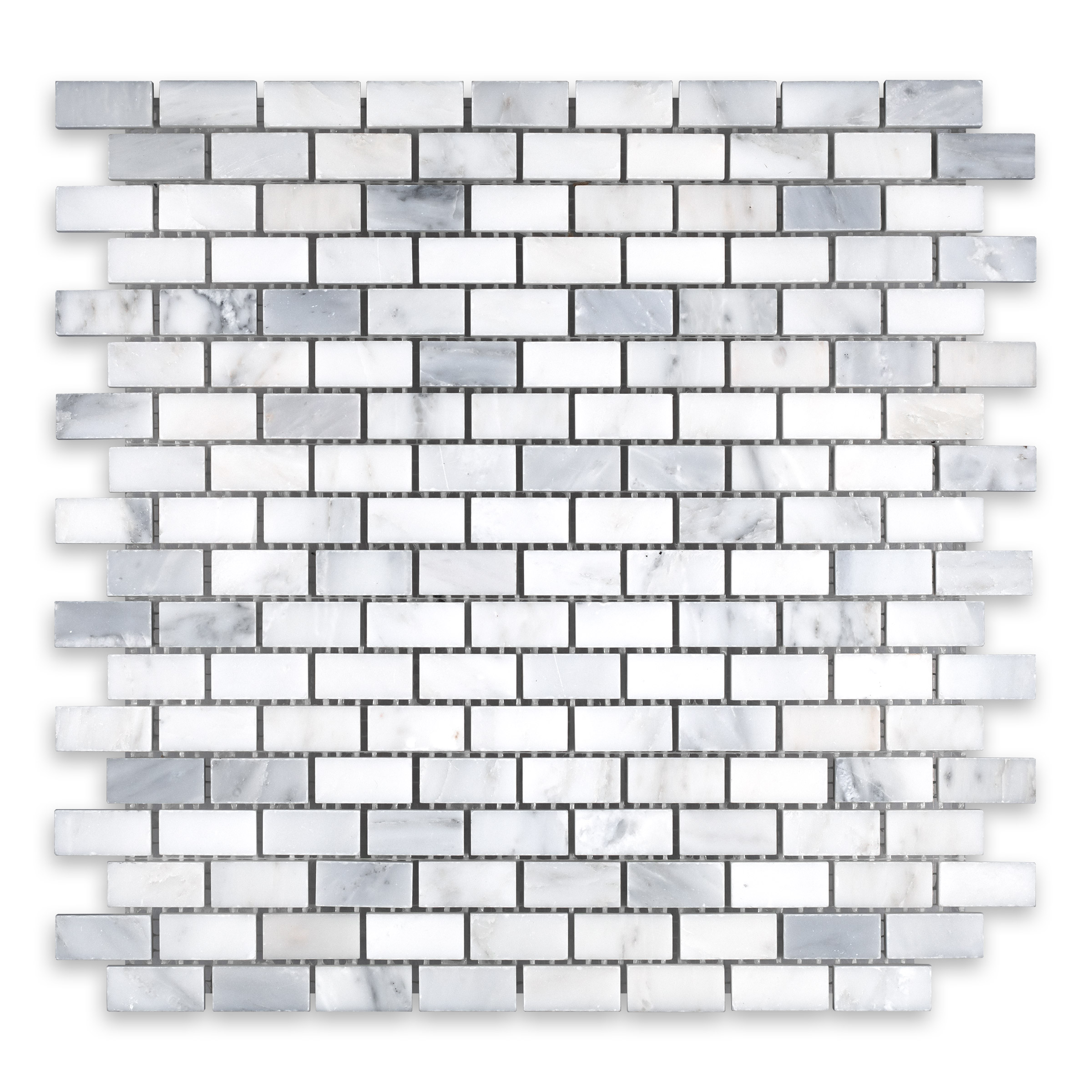 Oriental White Marble 5/8" X 1-1/4" Brick