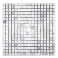 Oriental White Marble 5/8" X 5/8" Square
