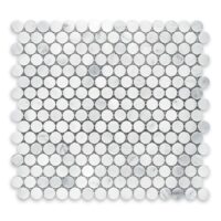 Oriental White Marble Penny Round