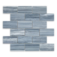 Bardiglio Veincut Marble 2" X 4" Brick Polished