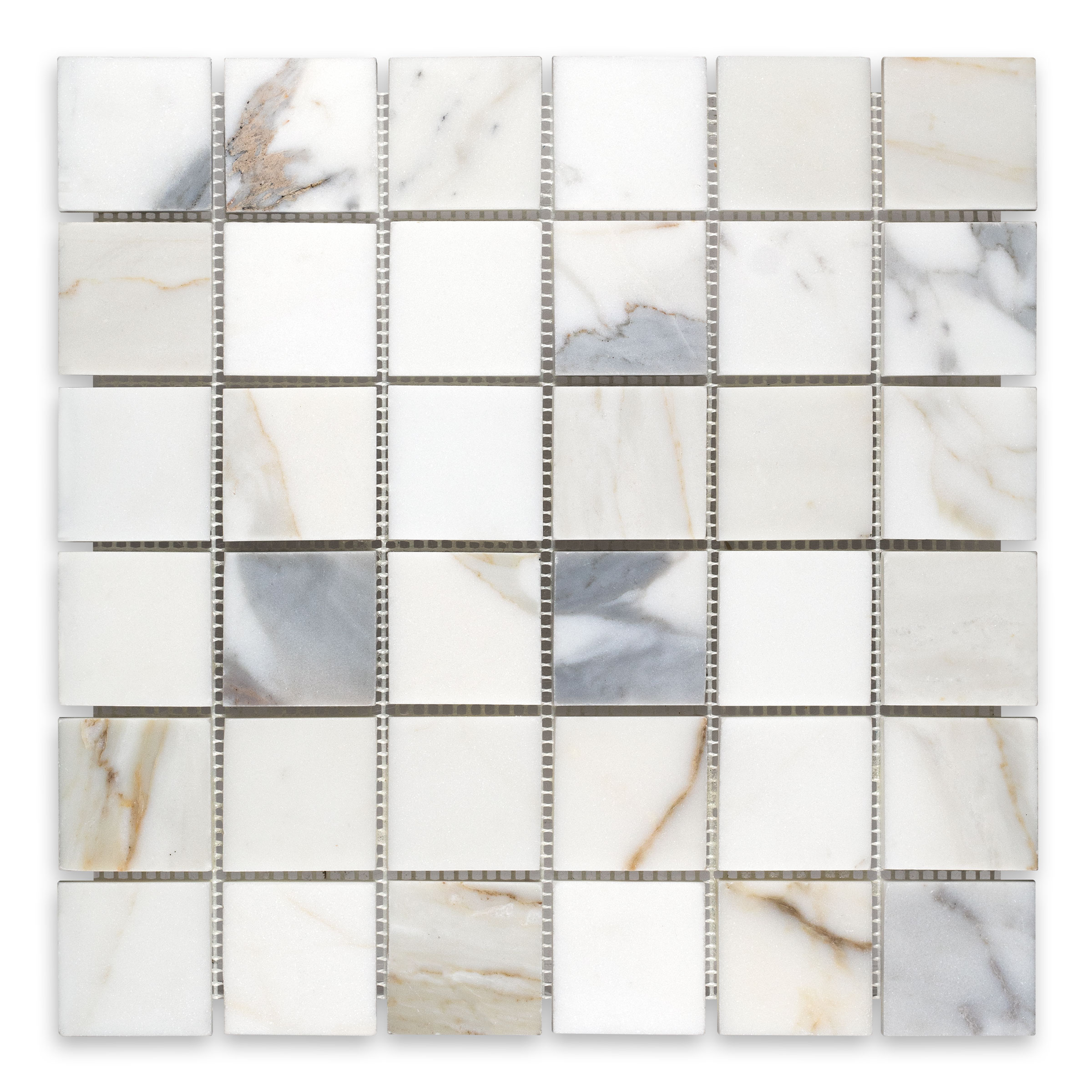 Calacatta Gold Marble 2" X 2" Square