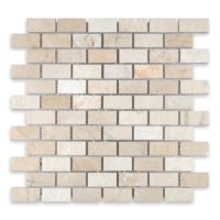 Crema Marfil Marble 1" X 2" Brick