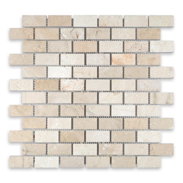 Crema Marfil Marble 1" X 2" Brick