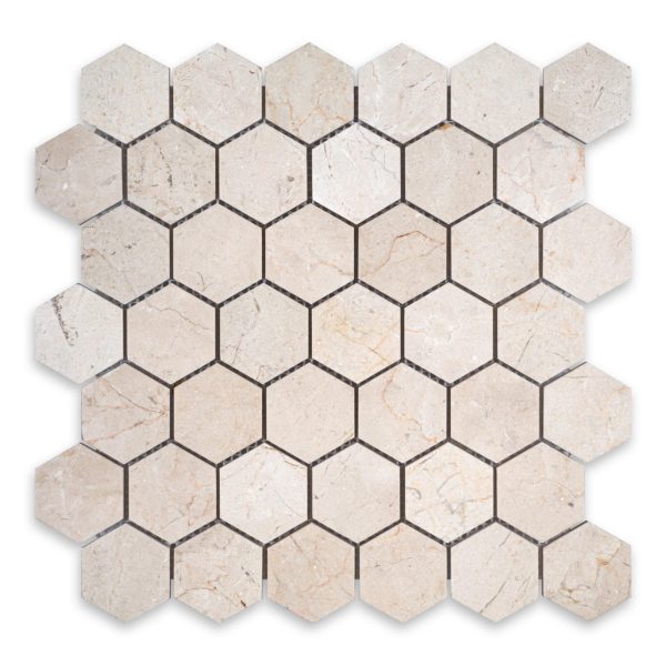 Crema Marfil Marble 2" Hexagon