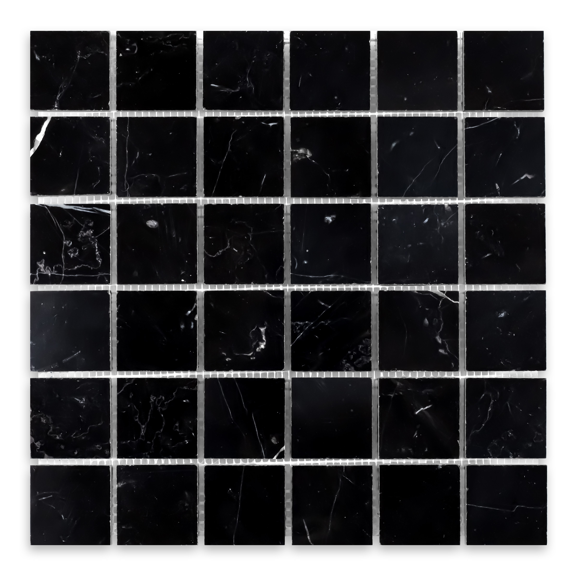 Negro Marquina Marble 2" X 2" Square