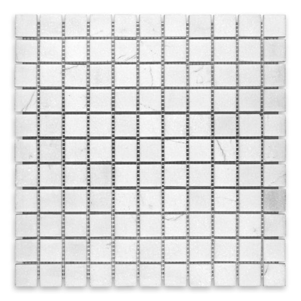 Thassos White Marble 1" X 1" Square